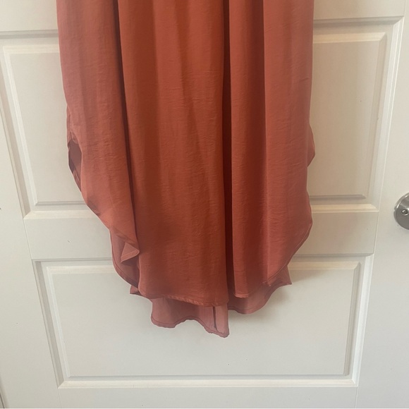 NWT She + Sky Midi Dress in Copper Size Medium - Picture 5 of 10
